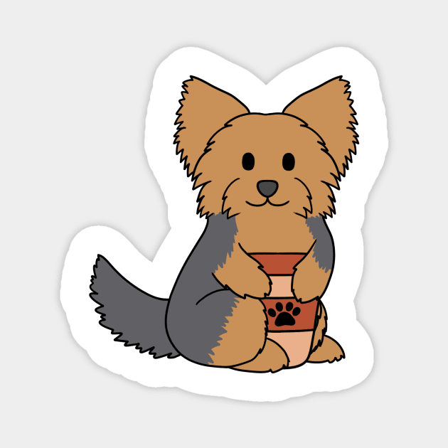 Yorkshire Terrier Coffee Magnet by BiscuitSnack