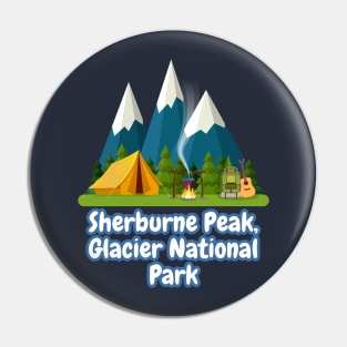 Sherburne Peak, Glacier National Park Pin