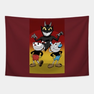 Cuphead and Mugman Tapestry