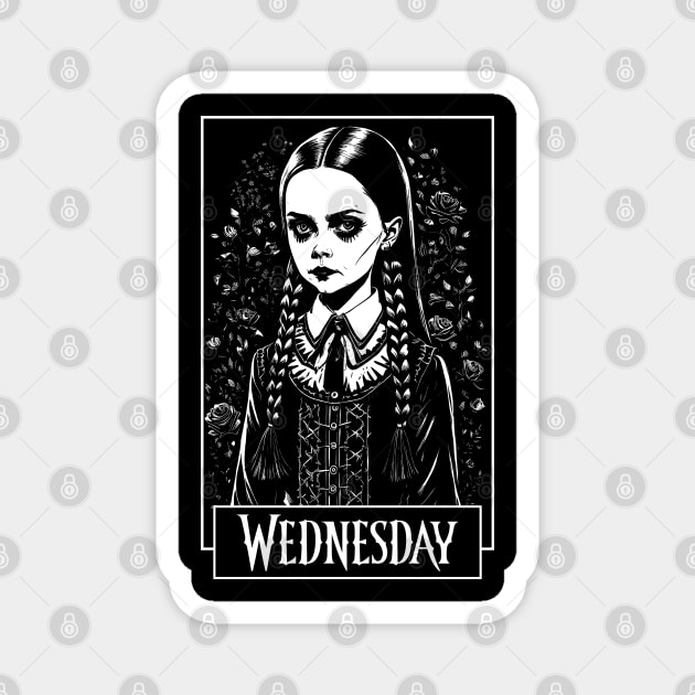 Black and White Wednesday Magnet by DeathAnarchy