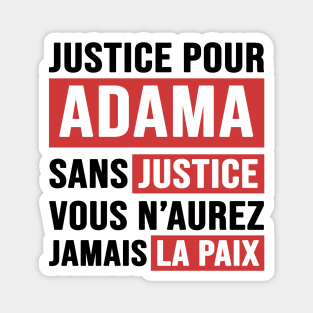 Justice Pour ADAMA Magnet