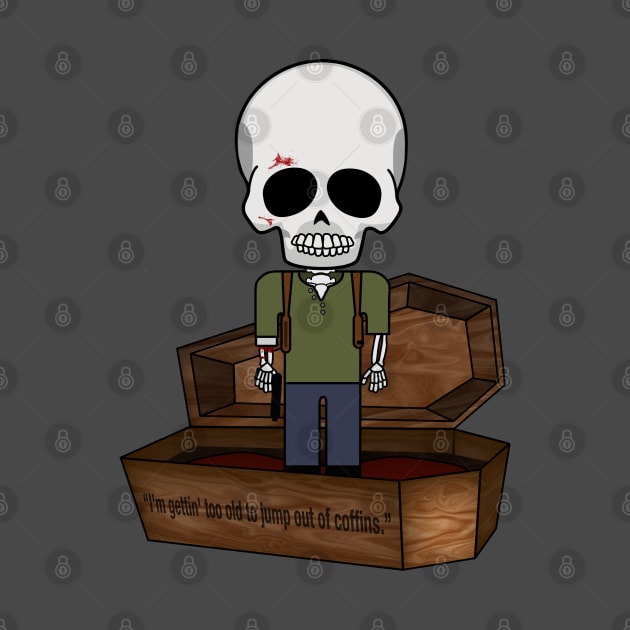 "Bone Idols" Casket No.7 - Died Hard 4.0 by TwistedKoala