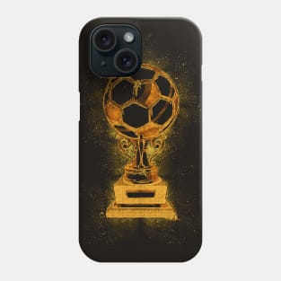 Gold Abstract Football Trophy Artwork for all the true soccer fans! Phone Case