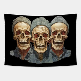 Buddies in Hats Tapestry