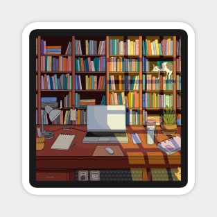 Library illustration Magnet