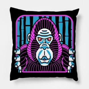 Psychedelic Gorilla Pillow