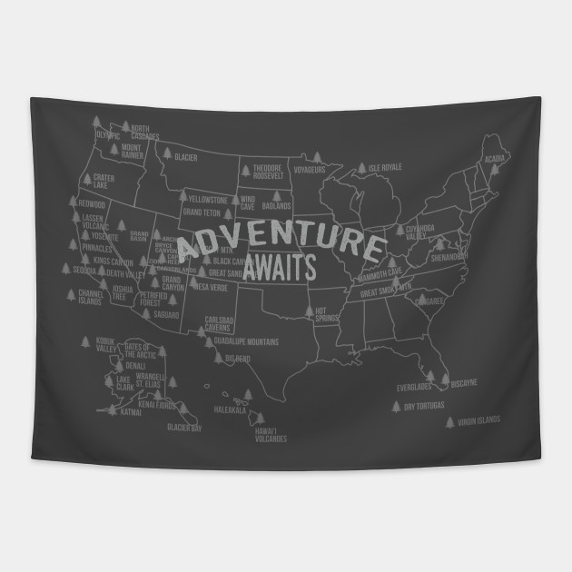 National Park Map Lists All 59 National Parks National Park