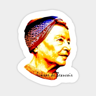 Simone de Beauvoir Magnet