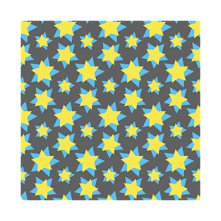 Akuji | Colorful Stars Pattern T-Shirt