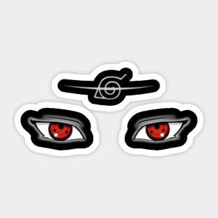 Sharingan Stickers Teepublic