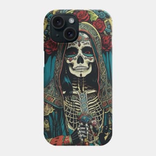 Retro Santa Muerte Phone Case