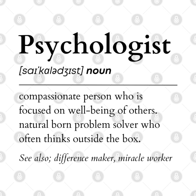 Psychologist Noun by IndigoPine