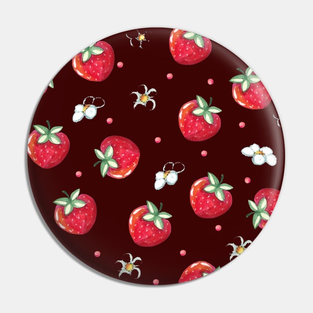 Strawberry Pin by King Tiger