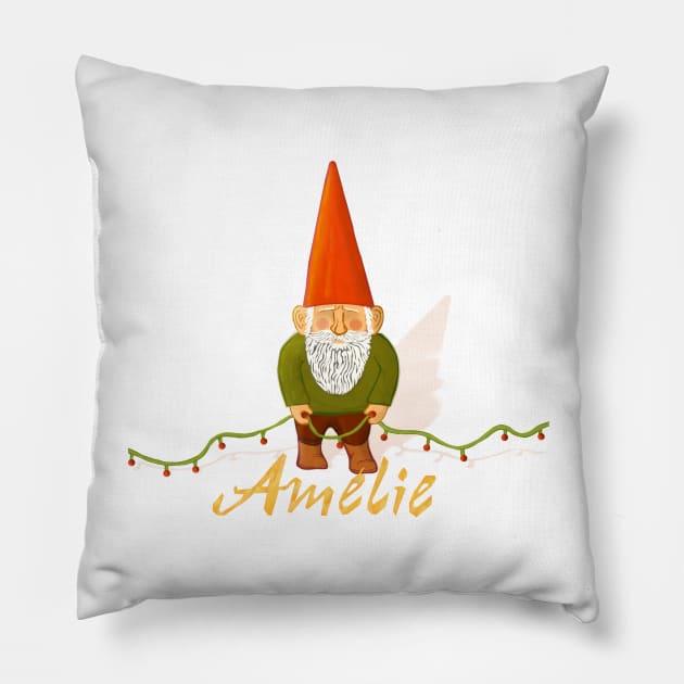 Amélie: The Gnome Pillow by Youre-So-Punny