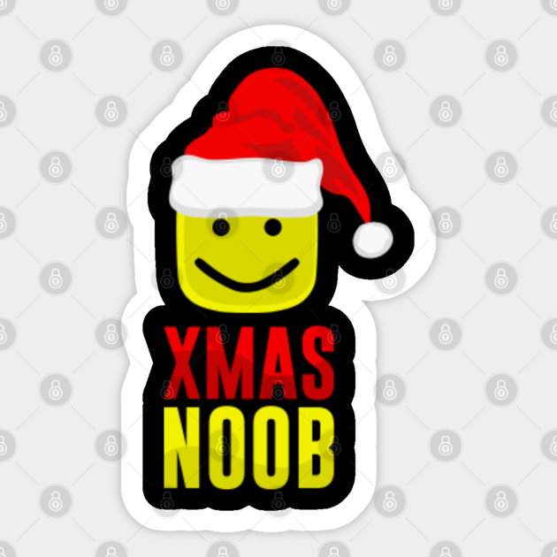 Roblox Christmas Roblox Sticker Teepublic - roblox christmas