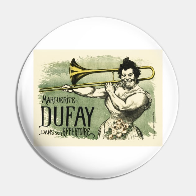 MARGUERITE DUFAY Trombonist Les Maîtres de l'Affiche, Chaix, Paris, 1899 Pin by vintageposters