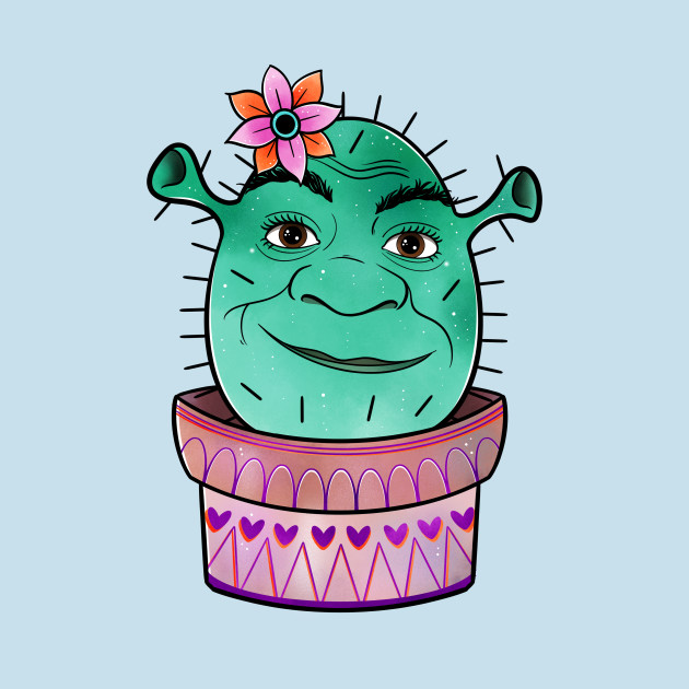 Discover Funny ogre cactus - Shrek - T-Shirt