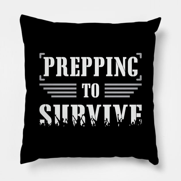 Prepper Doomsday Prepping Survival Virus Gift Pillow by T-Shirt.CONCEPTS