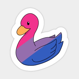 Light Bisexual Duck Magnet