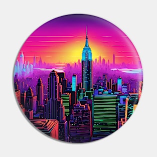 Synth City Pin