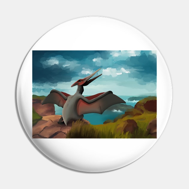 Landscape picture with pterodactylus, pterosaurs, dinosaurs Pin by hugadino