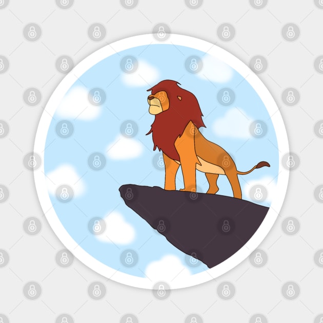 The lion king Magnet by Hundred Acre Woods Designs