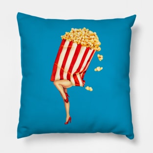 Movie Girls Popcorn Girl Pillow