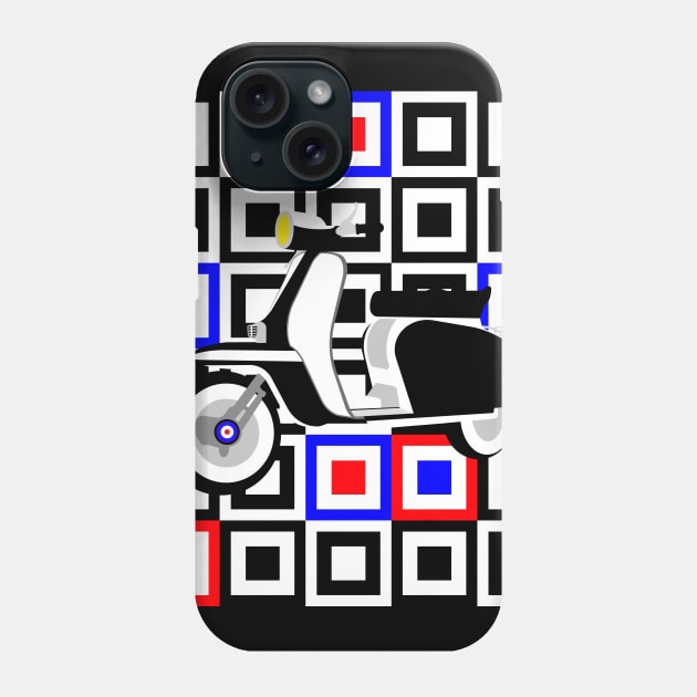 Scooter Mod Block Phone Case by SiSuSiSu