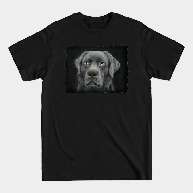 Disover Black Labrador Retriever Dog Digital Design - Black Lab - T-Shirt