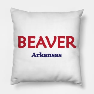 Beaver, Arkansas Pillow