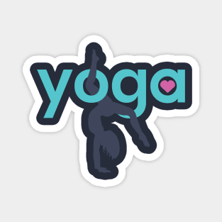 Yogini , Yoga pose shirt Magnet