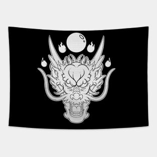 White Ryu Tapestry