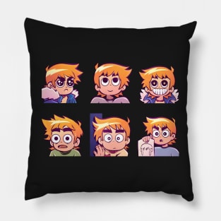 Scott Pilgrim Sticker Set Pillow