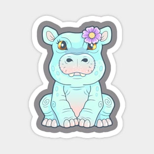 cute hippo Magnet