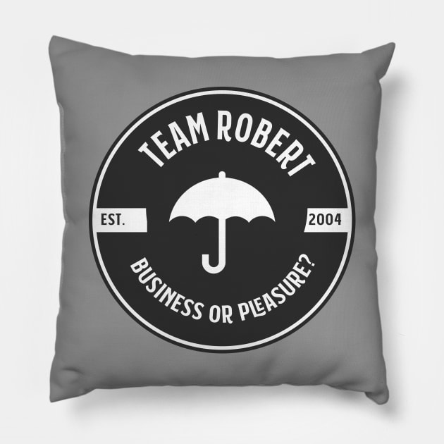 Team Robert Pillow by Stars Hollow Mercantile