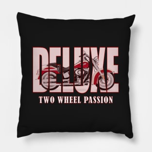 Deluxe Motorcycle Artwork Pillow