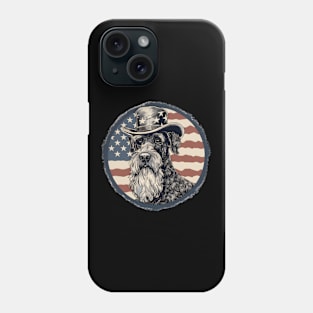 Patriotic Kerry Blue Terrier Phone Case