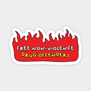 Free Non-Violent Drug Offenders - ACAB Magnet