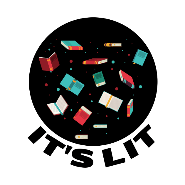 It's Lit | Books Pun by Allthingspunny