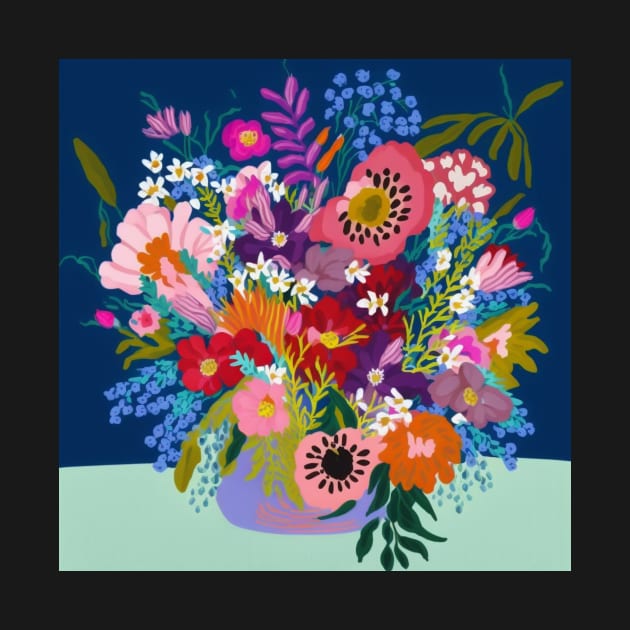 Vase of flowers by RoseAesthetic