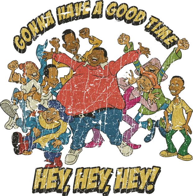 Fat Albert Gonna Have a Good Time Kids T-Shirt by JCD666