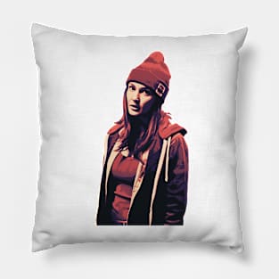 Nicole Haught Colorful Vector - Wynonna Earp Season 4 Pillow