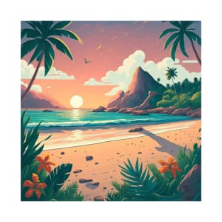 Beach, Tropical ocean T-Shirt