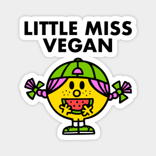 Little Miss Vegan Magnet
