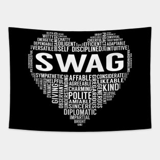 Swag Heart Tapestry
