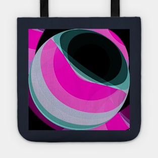 A pink globe Tote