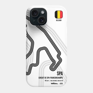 Belgium Race Track Phone Case