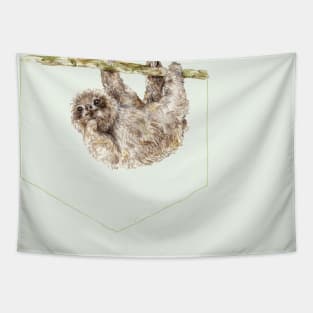 Sloth Hanging Out Tapestry