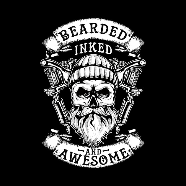 Bearded Inked And Awesome Badass Dad by theperfectpresents