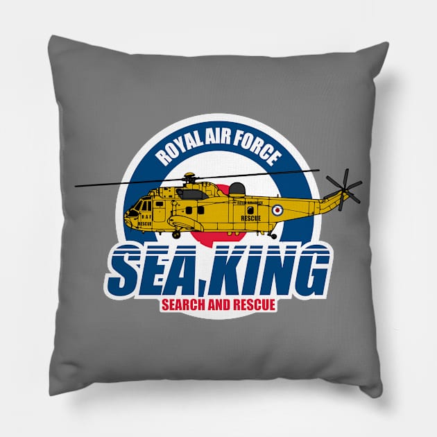 RAF Sea King Patch Pillow by TCP